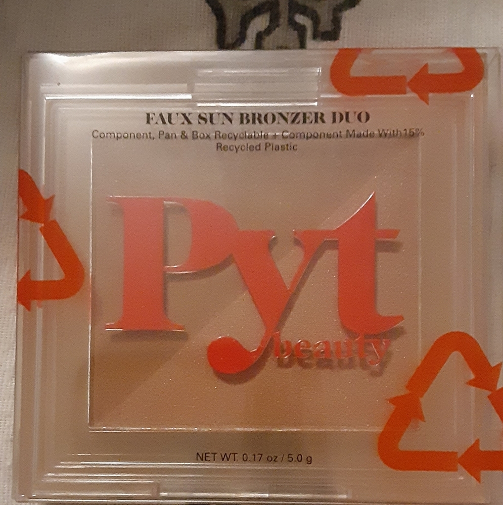 PYT Beauty Compact with Orange Accents